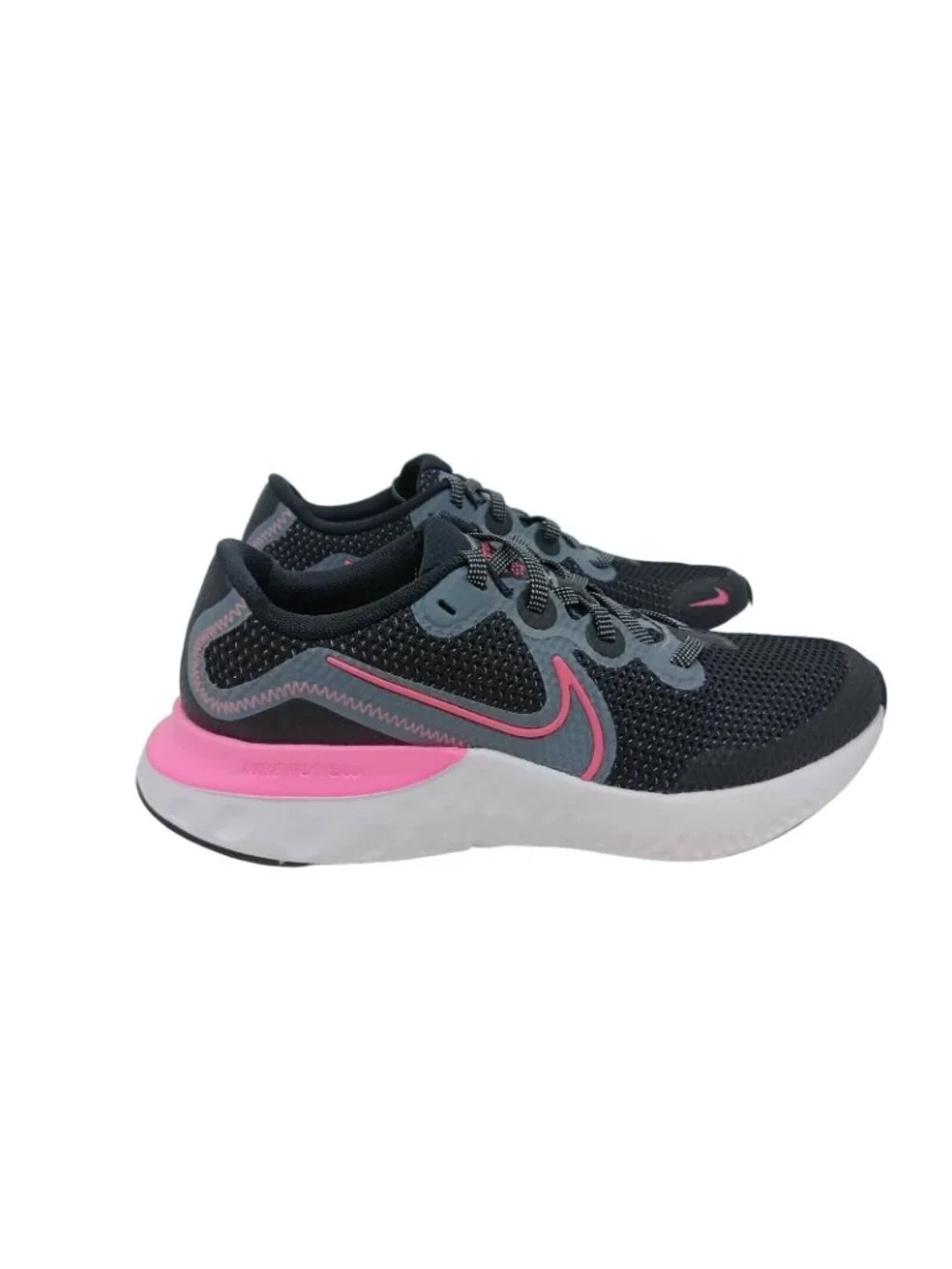 ❤️NIKE Renew Run Big Kids Sz 6Y|7.5 Women Shoes Sneakers Black Pink CT1430-092❤️